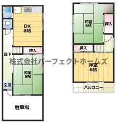 私部7丁目戸建て　賃貸の物件間取画像